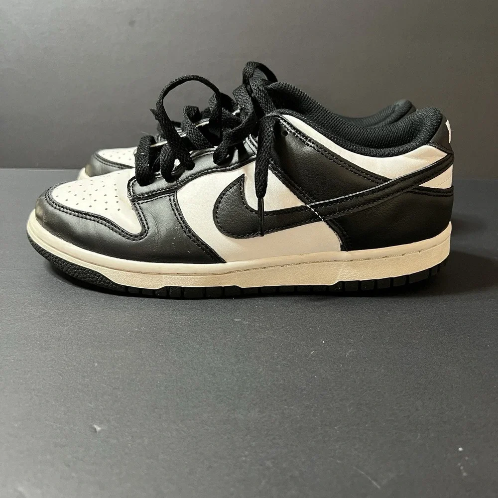 Nike Dunk Low GS Panda Black White CW1590-100 Youth Size 7Y